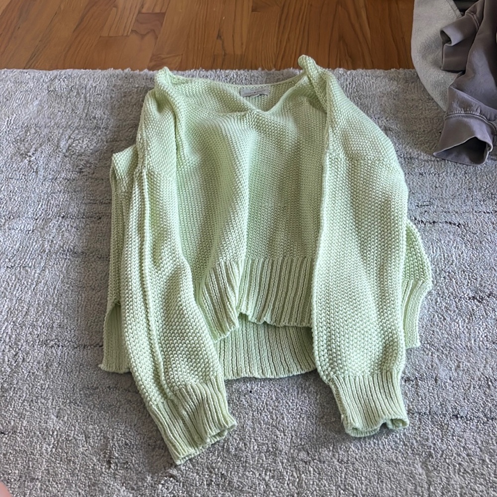 Green sweater